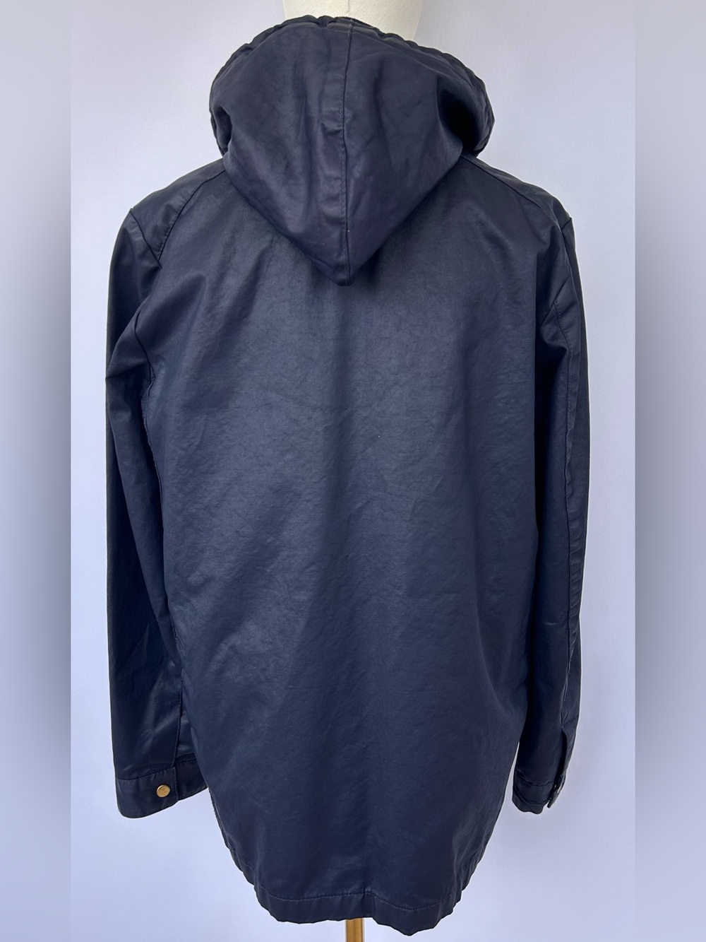 Zara Woman Women’s Utility/Rain Jacket Removable Hood & Quilted Liner Size Large - Picture 6 of 16